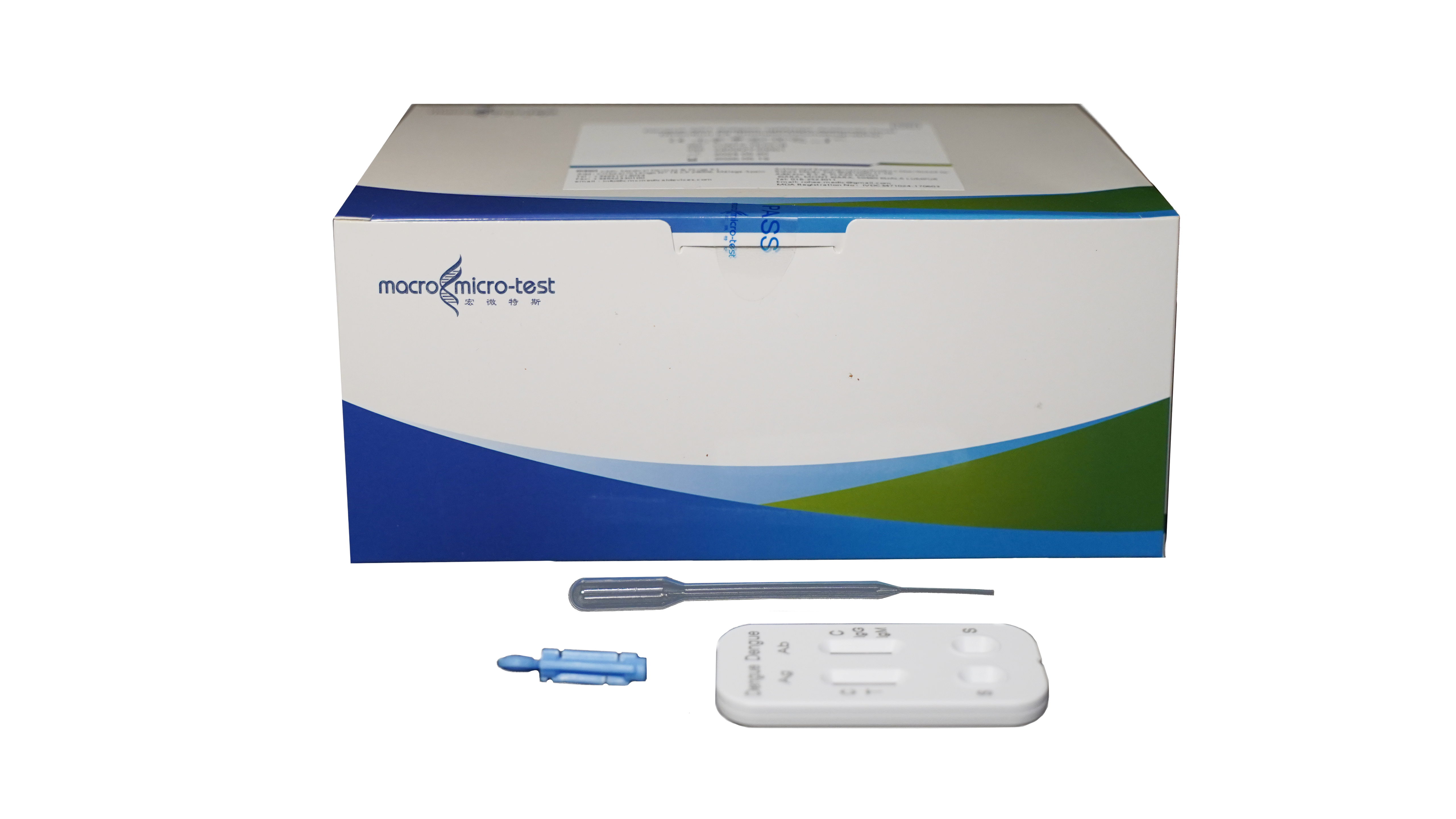 Dengue NS1 antigen, IgM/IgG dual kit